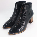 2019 women's boots Genuine leather Ankle A041 Ladies Women winter boots Shoes